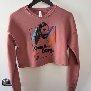 JVN Jonathan Van Ness crop sweatshirt
